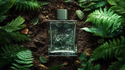 Perfume Bottle in Nature