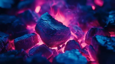 Mysterious Burning Coals