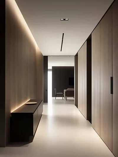 Modern Minimalistic Hallway Design