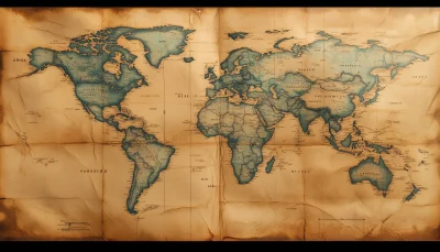 Antique World Map