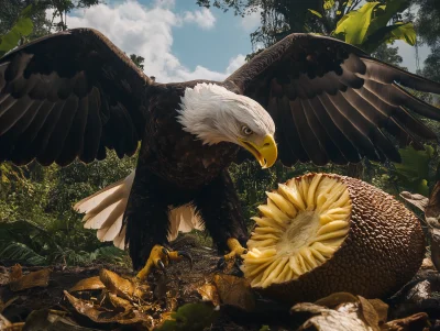 Eagle vs Jackfruit