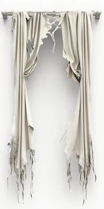 Torn Curtains 3D Model