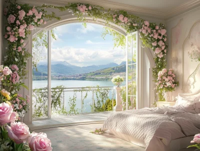 Lake View Bedroom