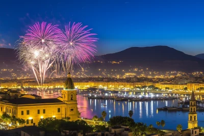 Fireworks in Palermo