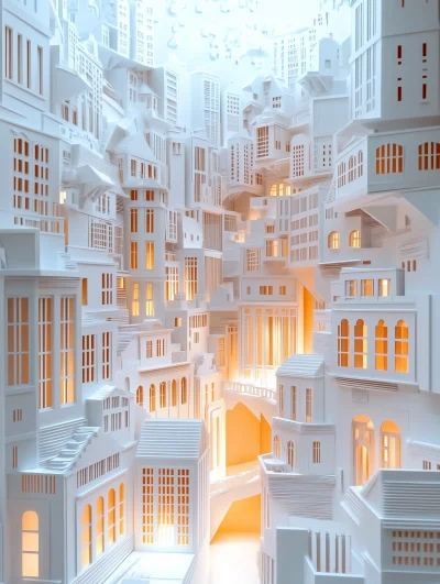 3D Paper Sculpture