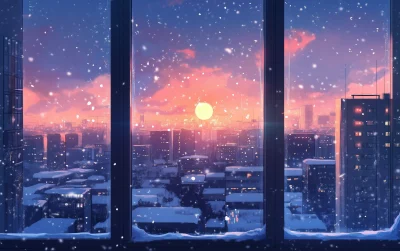 Winter Cityscape