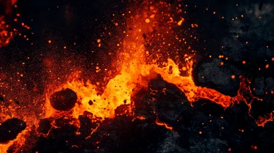 Molten Lava Explosion