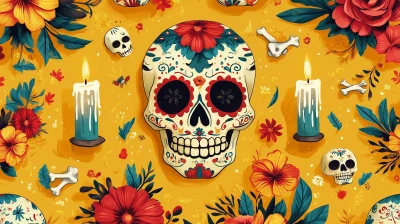 Day of the Dead Celebration Pattern