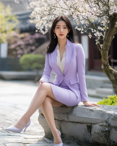 Elegant Asian Woman Portrait