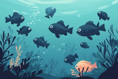 Underwater Fish Cartoon