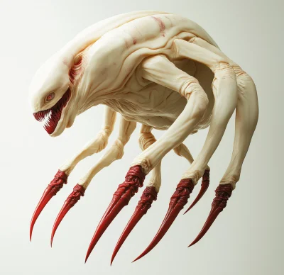 Red-clawed Alien Creature