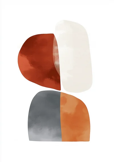 Abstract Minimalist Shapes