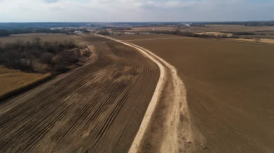 Dying Farmland from Above