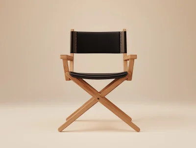 Director’s Chair in Photo Studio