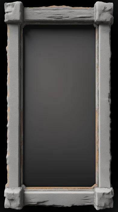 White Rectangular Frame Portrait