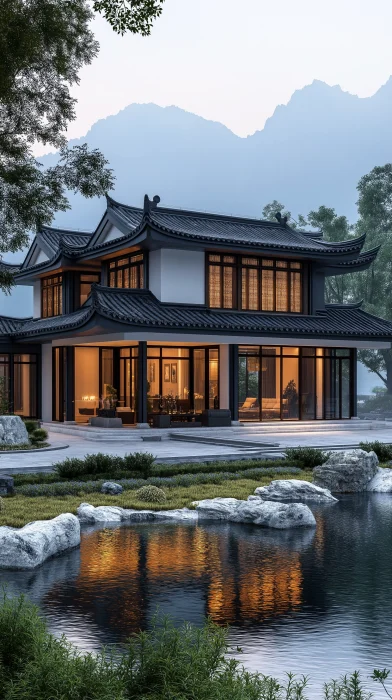 Luxurious Chinese Villa in Hangzhou