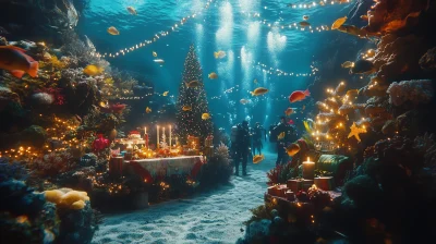 Magical Underwater Christmas Party