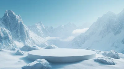 Minimalist Winter Landscape