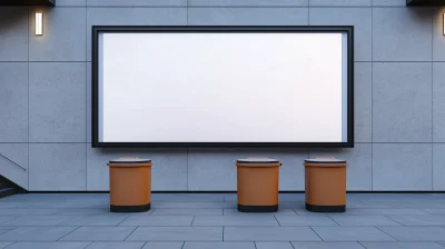 Gigantic Advertising 3D Screen in a Mall