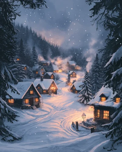 Peaceful Winter Wonderland