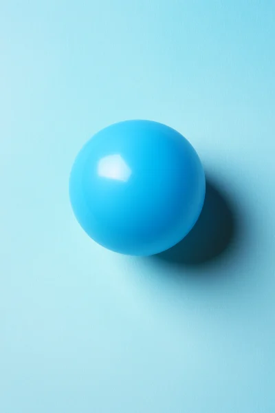 Blue Chewing Gum Balloon