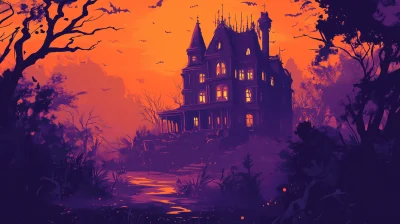 Spooky Halloween Mansion