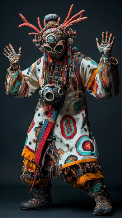 Salvador Dali Inspired Cyborg Shaman