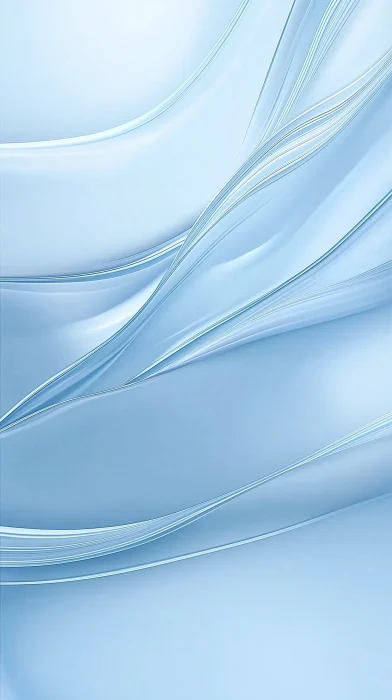 Soft Blue Glass Background