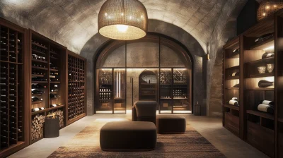 Luxurious Wine Cellar in Mansion