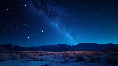 Starry Night in the Desert