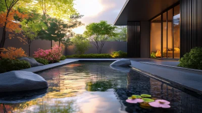 Zen Garden Reflection