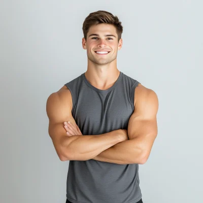 Confident American Male Personal Trainer