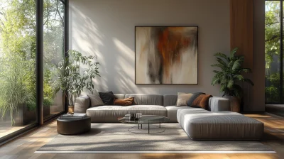 Modern Minimalist Living Room