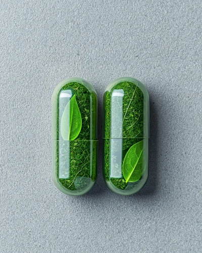 Green Herbal Supplements