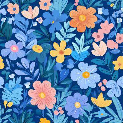 Colorful Floral Illustration