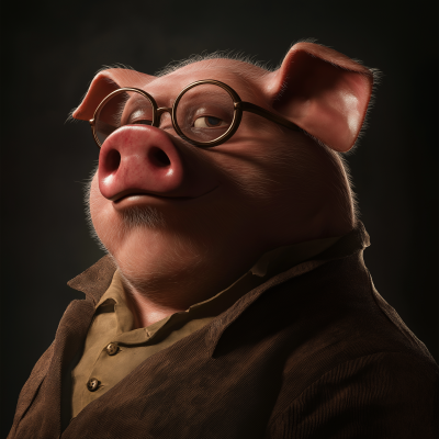 Realistic Portrait of Porco Rosso