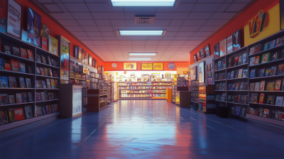 VHS Store Interior