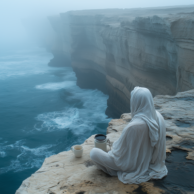 Oman Cliffside Relaxation