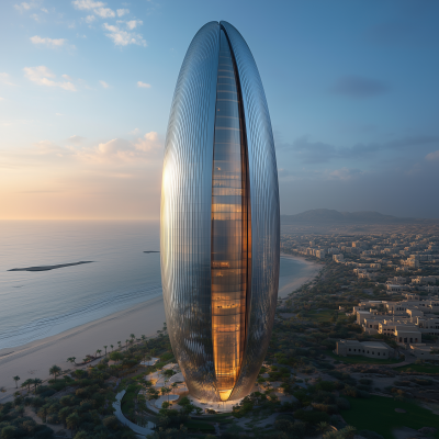 Luxury Capsule-Shaped Skyscraper