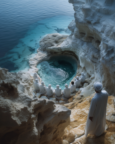Hot Water Spring in Salt Lake