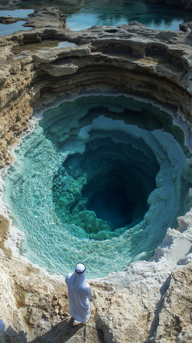 Hot Water Spring in Oman