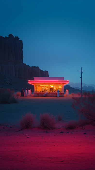 Desert Ice Cream Shop