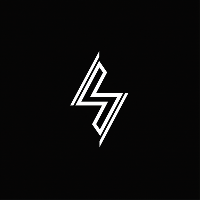 Minimalist Lightning Logo