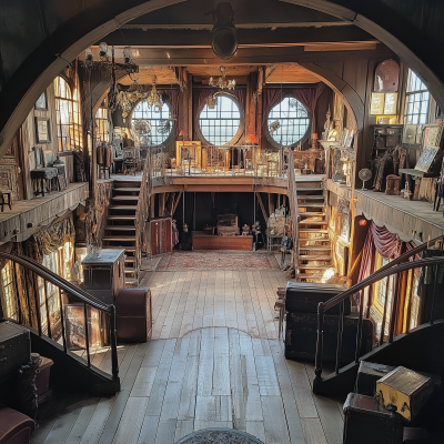 Victorian Attic Galleon