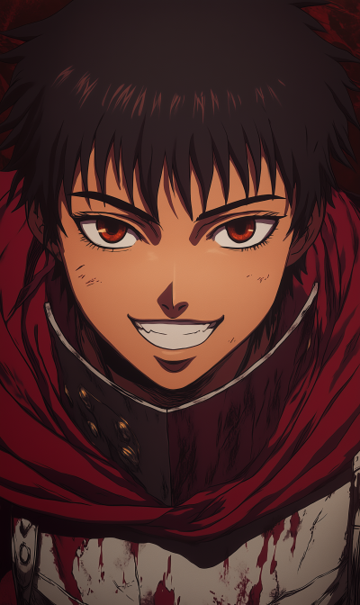 Casca Smiling Illustration