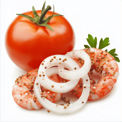 Fresh Tomato and Shrimp Dish