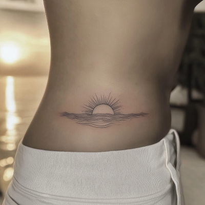 Sunrise Tattoo Design