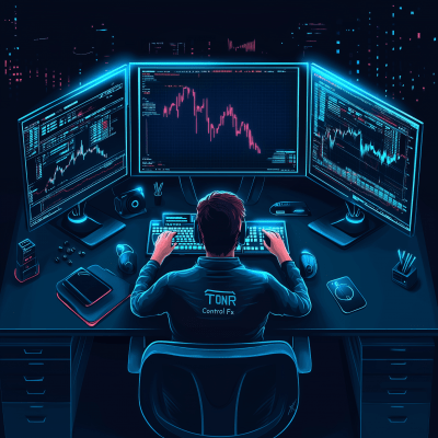 Neon Trading Graphic