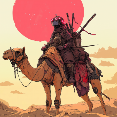 Desert Cyberpunk Samurai