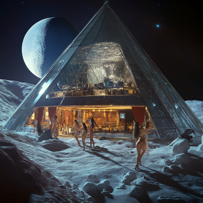 Giant Pyramid on the Moon